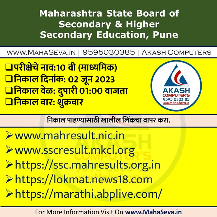 You are currently viewing MAHARASHTRA BOARD SSC RESULT 2023